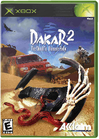 Dakar 2: The World's Ultimate Rally PAL Xbox  box art